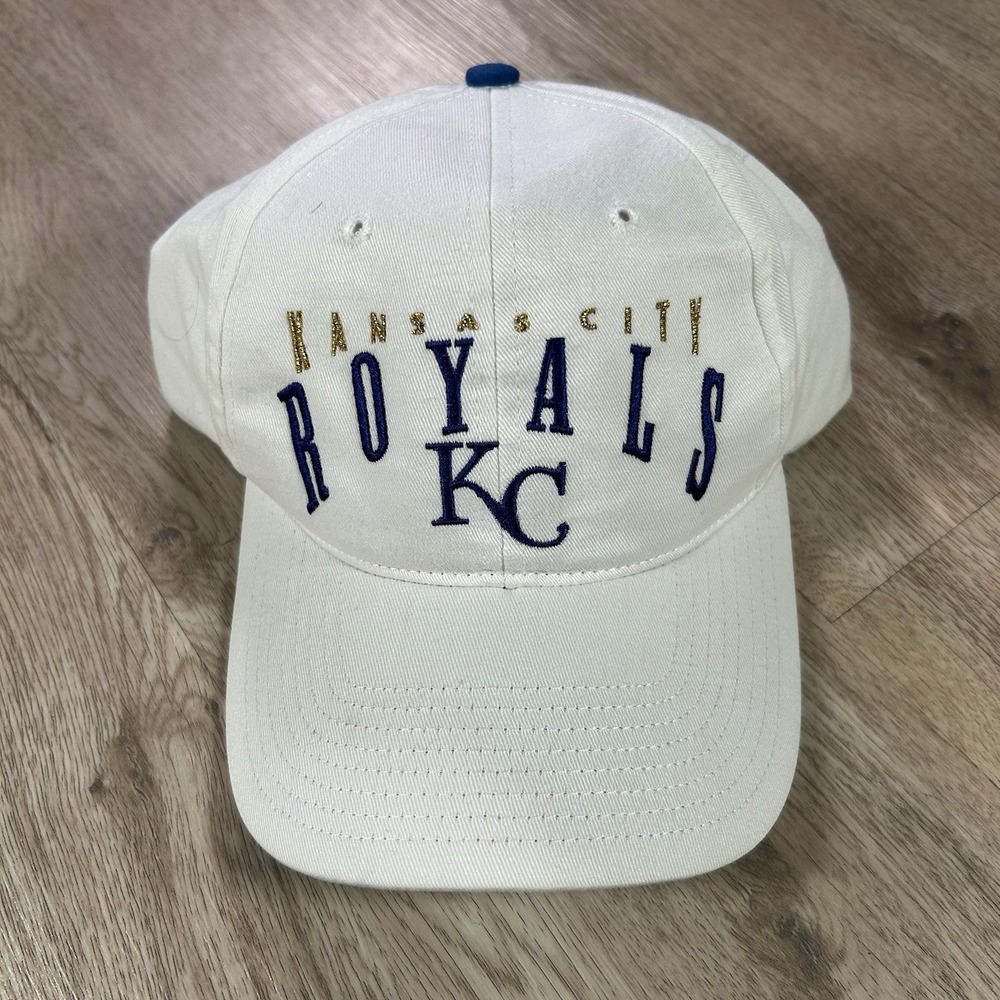 VTG Kansas City Royals Snapback Hat MLB Baseball Twins Enterprise White Cap